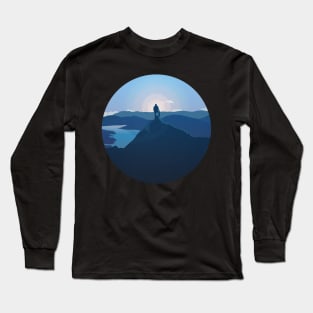 Blue Explorer Long Sleeve T-Shirt